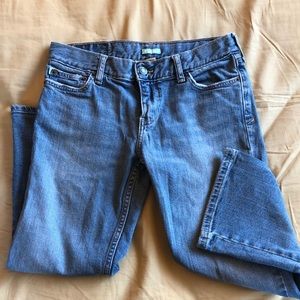 Hollister Light Wash Straight Leg Capris